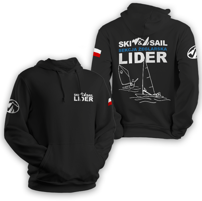 Bluza kangur Lider czarna