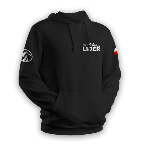 Bluza kangur Lider czarna