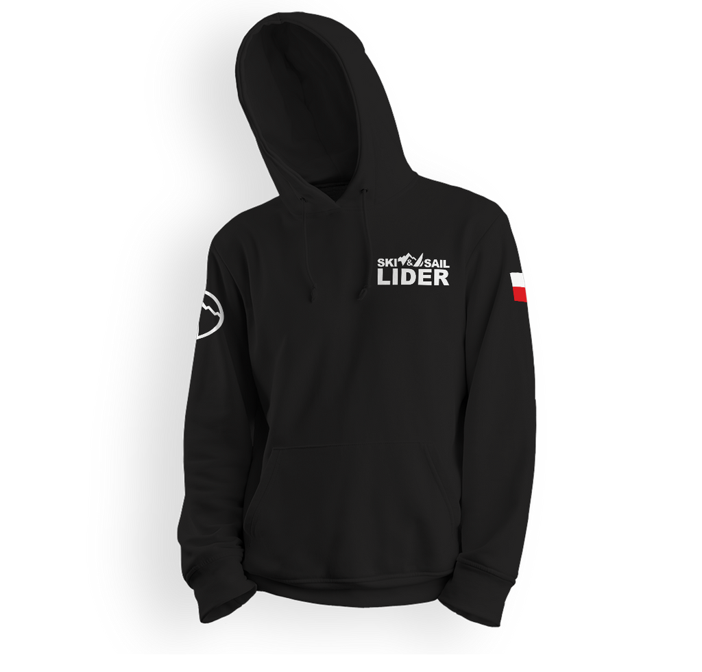 Bluza kangur Lider czarna dziecięca