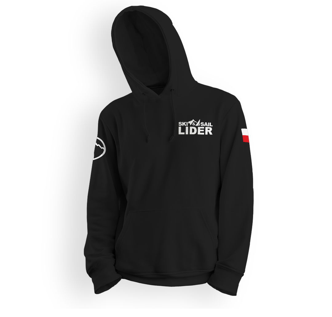 Bluza kangur Lider czarna dziecięca