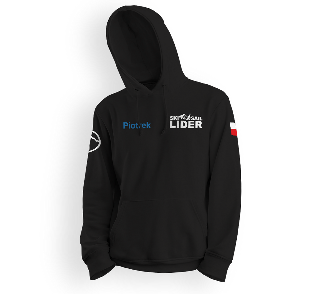 Bluza kangur Lider czarna dziecięca