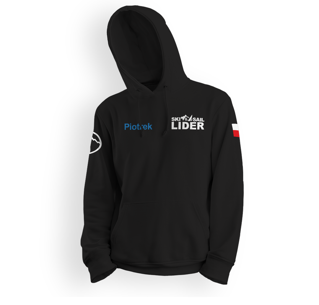 Bluza kangur Lider czarna dziecięca