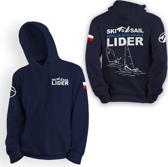 Bluza kangur Lider granatowa dziecięca