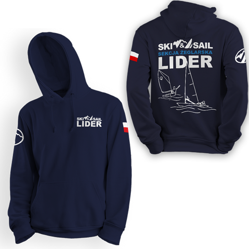 Bluza kangur Lider granatowa dziecięca