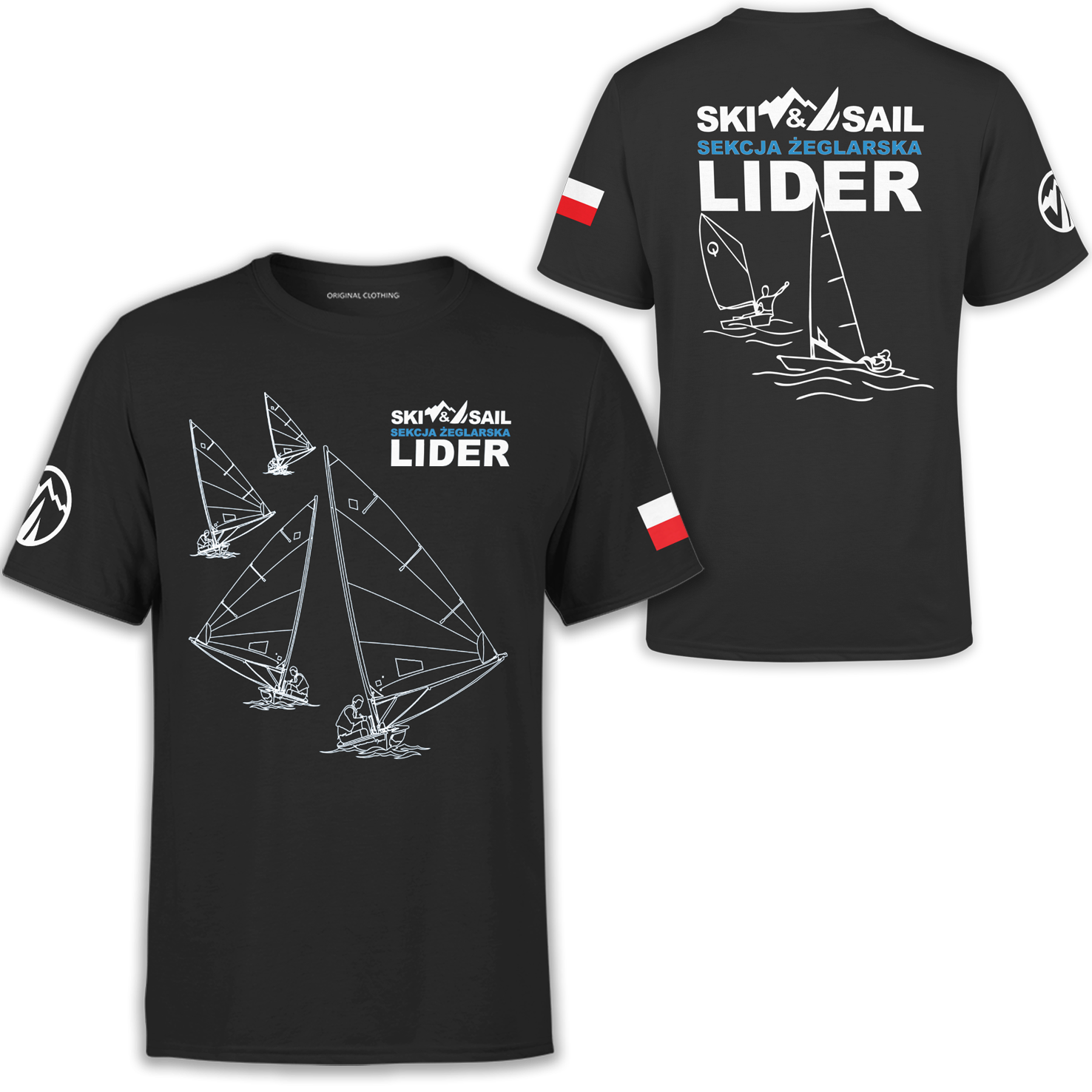Koszulka Lider ILCA czarna