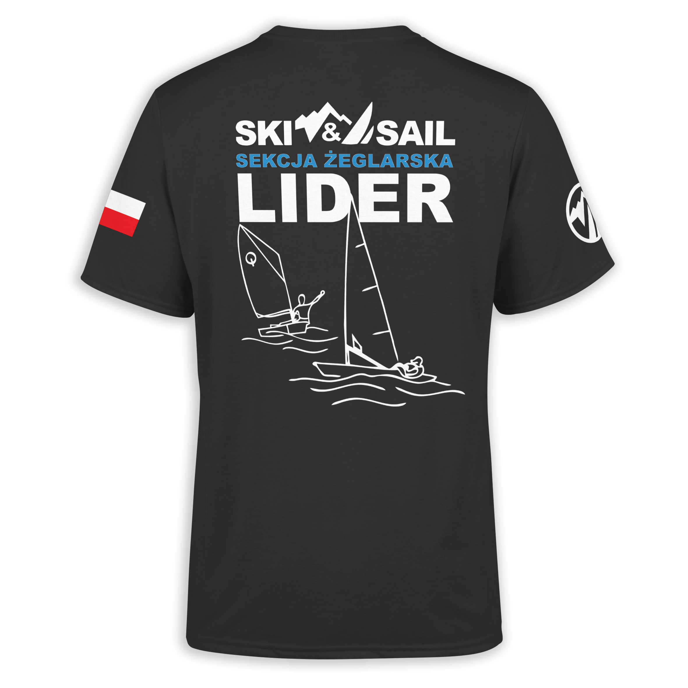 Koszulka Lider OPTIMIST czarna dziecięca